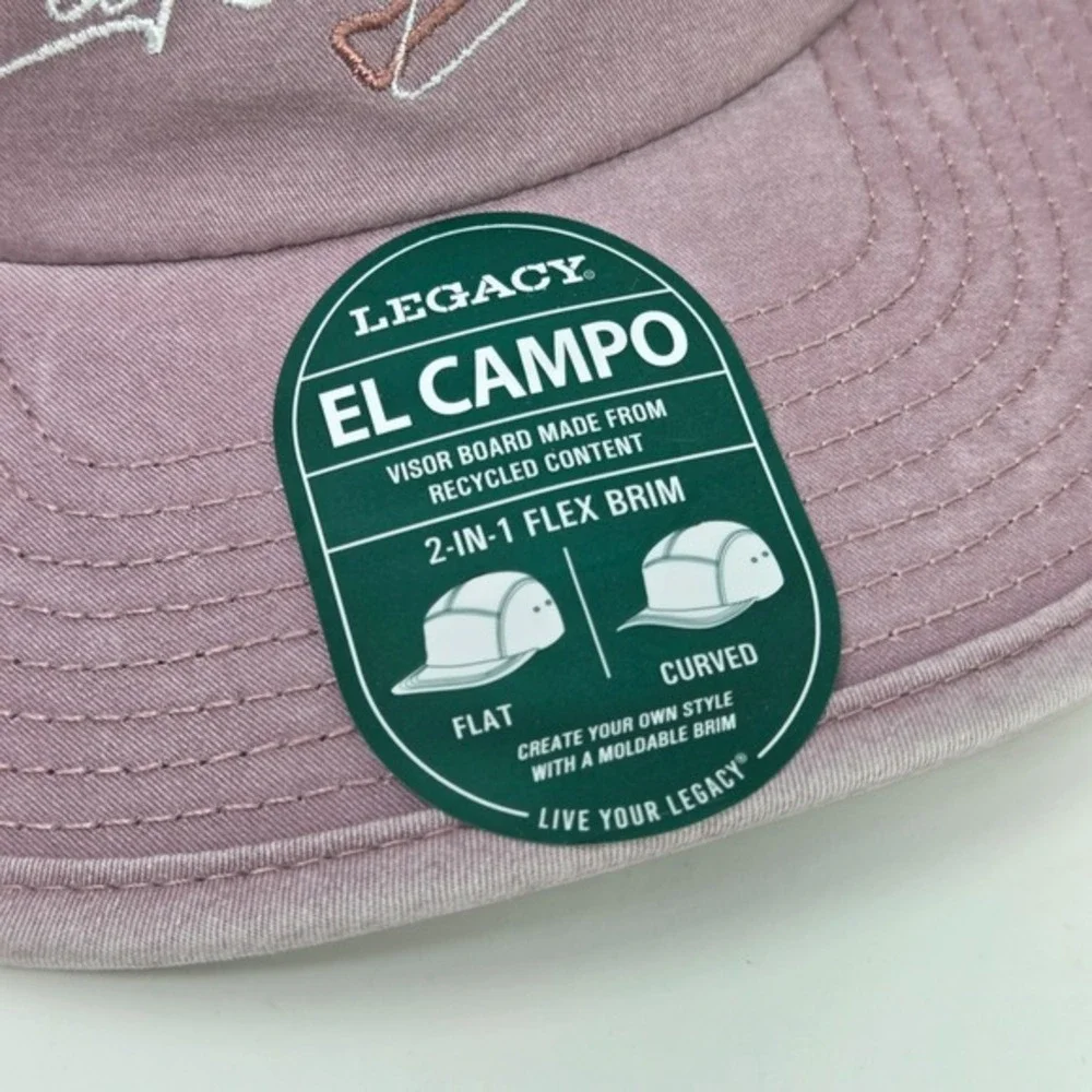 NEW Lake Lure Hat Cap Dusty Rose Cotton Adjustable Strap Snap‎ Buckle Legacy 92